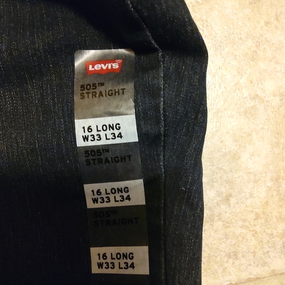 NWT Levi's 505 StraightJeans 14L FirmPrice*Last 1 - Picture 7 of 7